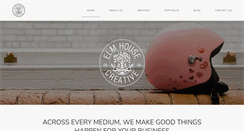 Desktop Screenshot of elmhousecreative.com